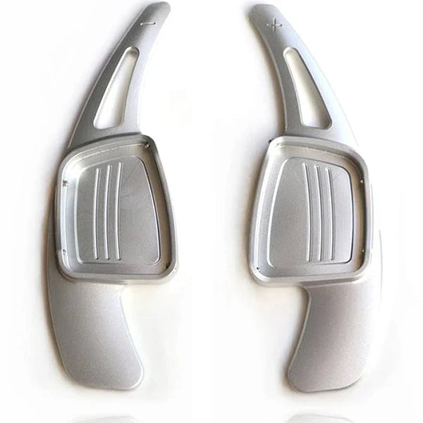 AUDI ALUMINIUM PADDLE SHIFT EXTENSIONS SILVER SOLD AS A SET (NON OEM